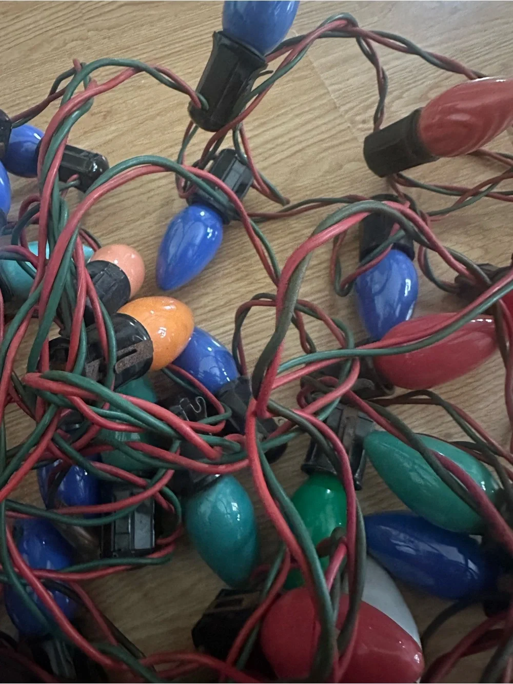 Vintage Multi-Color C9 Christmas Light Strand
